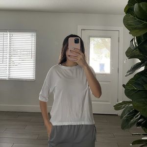 White lululemon top
